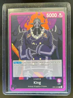 2022 One Piece Romance Dawn King Alternate Art #OP01-091 - Image 1