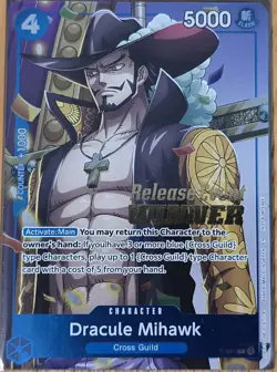 Dracule Mihawk OP11 Release Event Winner - One Piece Promotion Cards English NM - Image 1