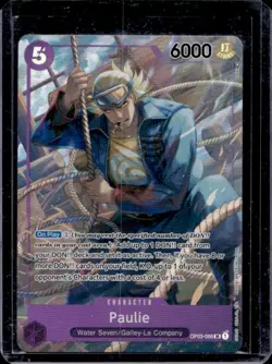 2023 One Piece Card Game Pillars of Strength Paulie SR Alternate Art #OP03-066 - Image 1