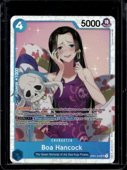 2022 One Piece Romance Dawn Boa Hancock Super Rare #OP01-078 - Image 1