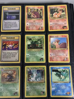 Binder Lot of 94 Pokemon WOTC Era Only VTG Base Set, 1st Edition, and Jumbo Card - Image 5