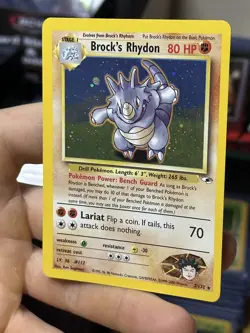 Aerodactyl 1/62 Fossil Brock's Rhydon 2/132 Gym Vintage Pokemon Card Lot WOTC - Image 5