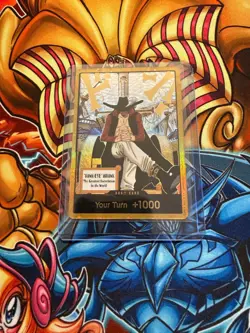 OP14 Gold DON!! Card Hawk Eye Mihawk The Azure Seas Seven One Piece CCG ENGLISH - Image 1