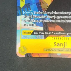 Sanji (Full Art) ST29-004 SR Starter Deck 29: Egghead Foil One Piece TCG - Image 5