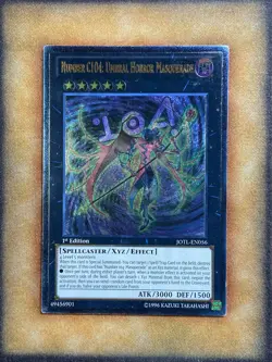Yugioh Number C104: Umbral Horror Masquerade JOTL-EN056 Ultimate Rare 1st Ed LP - Image 1