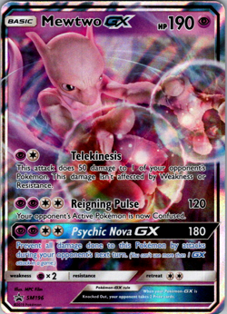 Mewtwo GX SM196 SM Promos Pokemon TCG NM - Image 1