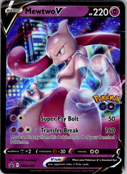 Mewtwo V - SWSH223 - SWSH Black Star Promos NM, English Pokemon Promos - Image 1