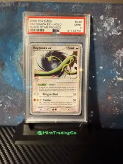 PSA 9 2006 Pokemon Black Star Promos Rayquaza Ex-Holo # 39 - Image 1