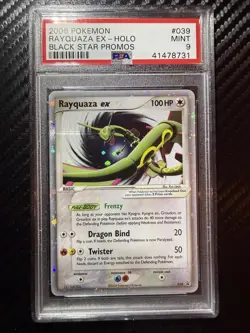 PSA 9 2006 Pokemon Black Star Promos Rayquaza Ex-Holo # 39 - Image 3