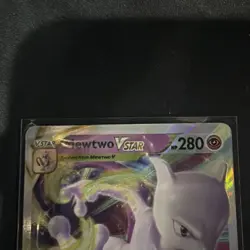 Pokemon Go Mewtwo VSTAR Holo Card 031/078 Ultra Rare TCG - Image 2