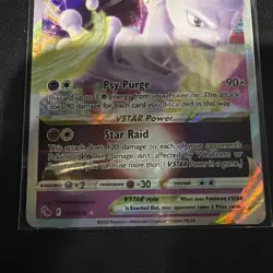 Pokemon Go Mewtwo VSTAR Holo Card 031/078 Ultra Rare TCG - Image 3