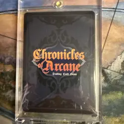 Chronicles Of Arcane TCG - patron blessing - Foil - Patreon Sample Card - Image 2