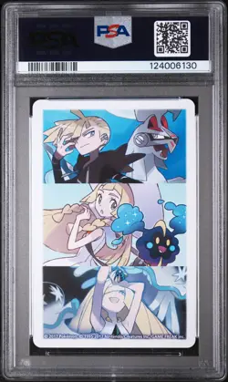 2017 POKEMON PLAYING CARDS LILLIE GLADION & LUSAMINE JACK OF CLUBS PSA 10 - Image 2