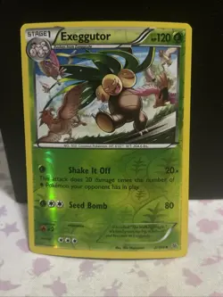 Exeggutor 2/108 XY Roaring Skies Reverse Holo Pokemon Card NM - Image 1