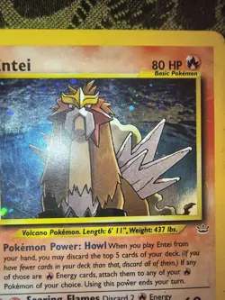Pokemon Entei Neo Revelation 6/64 Holo Rare Card 80 HP The Pokemon Company - Image 2
