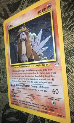 Pokemon Entei Neo Revelation 6/64 Holo Rare Card 80 HP The Pokemon Company - Image 4