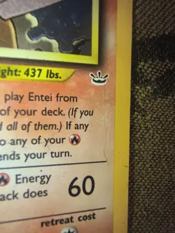 Pokemon Entei Neo Revelation 6/64 Holo Rare Card 80 HP The Pokemon Company - Image 5