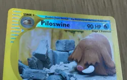 Piloswine 24/144 - Rare Rev Holo - E-Cards 2003 WOTC - Pokemon Card NM/LP - 1¢ - Image 2