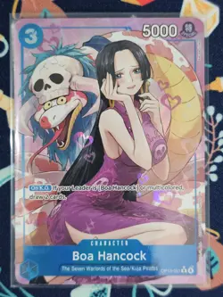 One Piece Card Game Carte Holo Boa Hancock OP13-051 Alt English Mint - Image 1