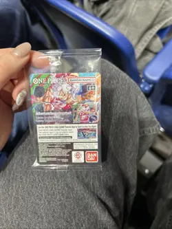 One Piece College Basketball US Voyage Monkey D. Luffy Card SEALED Holographic - Image 2