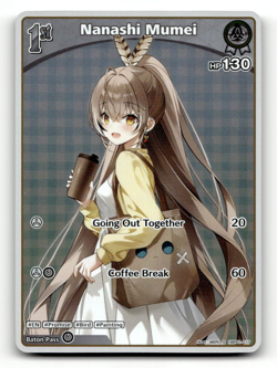 hololive OFFICIAL CARD GAME Nanashi Mumei (S) - Blooming Radiance - Image 1