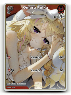 hololive OFFICIAL CARD GAME Omaru Polka (S) - Blooming Radiance - Image 1