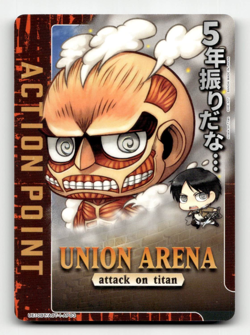 Union Arena Action Point Card (AP03) - UE10BT: Attack on Titan - Image 1