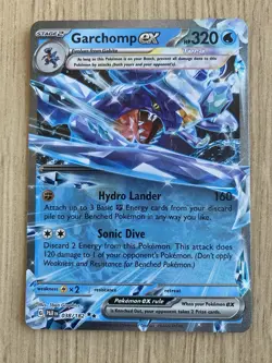 Garchomp ex 038 - Ultra Rare Holo - Paradox Rift - Pokemon Card - NM - 1¢ start! - Image 1