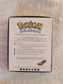 1999 Pokemon Starter Gift Box (Incomplete) Boxes, Playmat, Booklets. No Cards. - Image 2