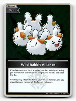 hololive OFFICIAL CARD GAME Wild Rabbit Alliance (S) - Blooming Radiance - Image 1