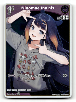 hololive OFFICIAL CARD GAME Ninomae Ina'nis (S) hBP02-062 - Quintet Spectrum - Image 1