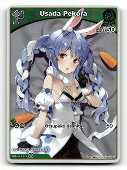 hololive OFFICIAL CARD GAME Usada Pekora (S) - Blooming Radiance - Image 1