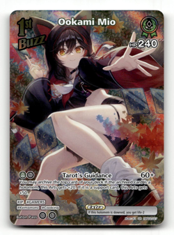 hololive OFFICIAL CARD GAME Ookami Mio (SR) hBP02-027 - Quintet Spectrum - Image 1