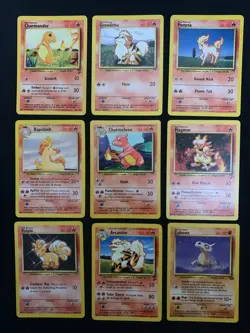 54 VINTAGE POKEMON CARDS LOT - BASE SET, BASE SET 2, FOSSIL, JUNGLE, - LP-MP - Image 2