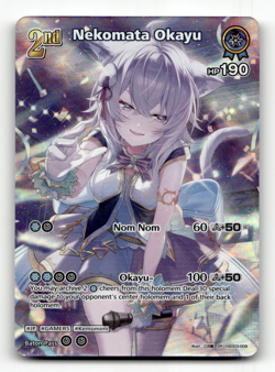 hololive OFFICIAL CARD GAME Nekomata Okayu (SR) hSD03-009 - Quintet Spectrum - Image 1