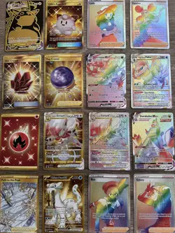 Rainbow & Gold lot of 16 Pokemon TCG Cards NM/M - Image 3