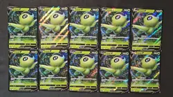 10 lot pokemon Card TCG Chinese Celebi V cs3ac 007/125 RR and pikachu -JL89 - Image 1