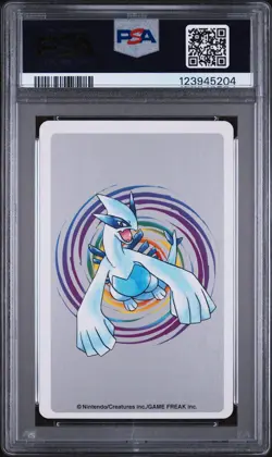 2000 POKEMON SILVER VERSION PLAYING CARDS 3 OF SPADES #149 DRAGONITE PSA 9 - Image 2