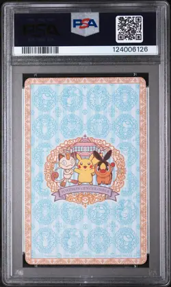 2011 POKEMON CENTER OSAKA REOPENING PLAYING CARDS PIKACHU KING OF CLUBS PSA 10 - Image 2