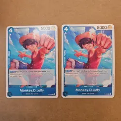 2x Monkey.D.Luffy (P-055) (Reprint) (P-055/241) One Piece Promotion Cards NM TCG - Image 1