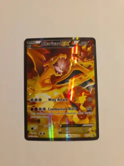 Pokemon TCG Charizard EX XY121 Black Star Promo Full Art Holo Card 2016 - Image 1