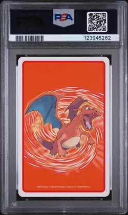 2004 POKEMON FIRERED VERSION PLAYING CARDS 6 OF SPADES DRAGONITE PSA 6 - Image 2