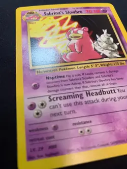 SABRINA'S SLOWBRO - 060/132 - GYM HEROES - POKEMON CARD - LP - Image 2