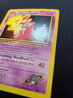 SABRINA'S SLOWBRO - 060/132 - GYM HEROES - POKEMON CARD - LP - Image 3