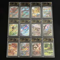 12 Lot OCD 10 Pokemon TCG Chinese Card AR Art Rare Brute Bonnet minior -FI38 - Image 1