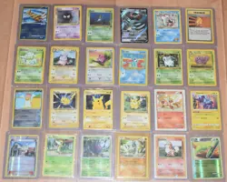 1999/2020 Pokemon Card Lot of 24 - Top Loaders - Pikachu Jigglypuff Copperajah - Image 1
