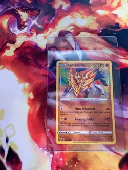 Zamazenta 102/185 Vivid Voltage NM Holo Foil Amazing Rare Pokemon Card - Image 1