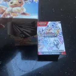 Prismatic Evolutions Booster Bundle Empty Display Box No Cards Included - Image 1
