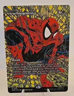 Arachnogenesis (Borderless) MTG Marvel Universe Eternal-Legal Regular - Image 1