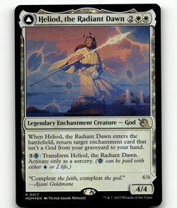 FOIL - MTG Heliod, the Radiant Dawn 17 March of the Machine Rare - Image 1